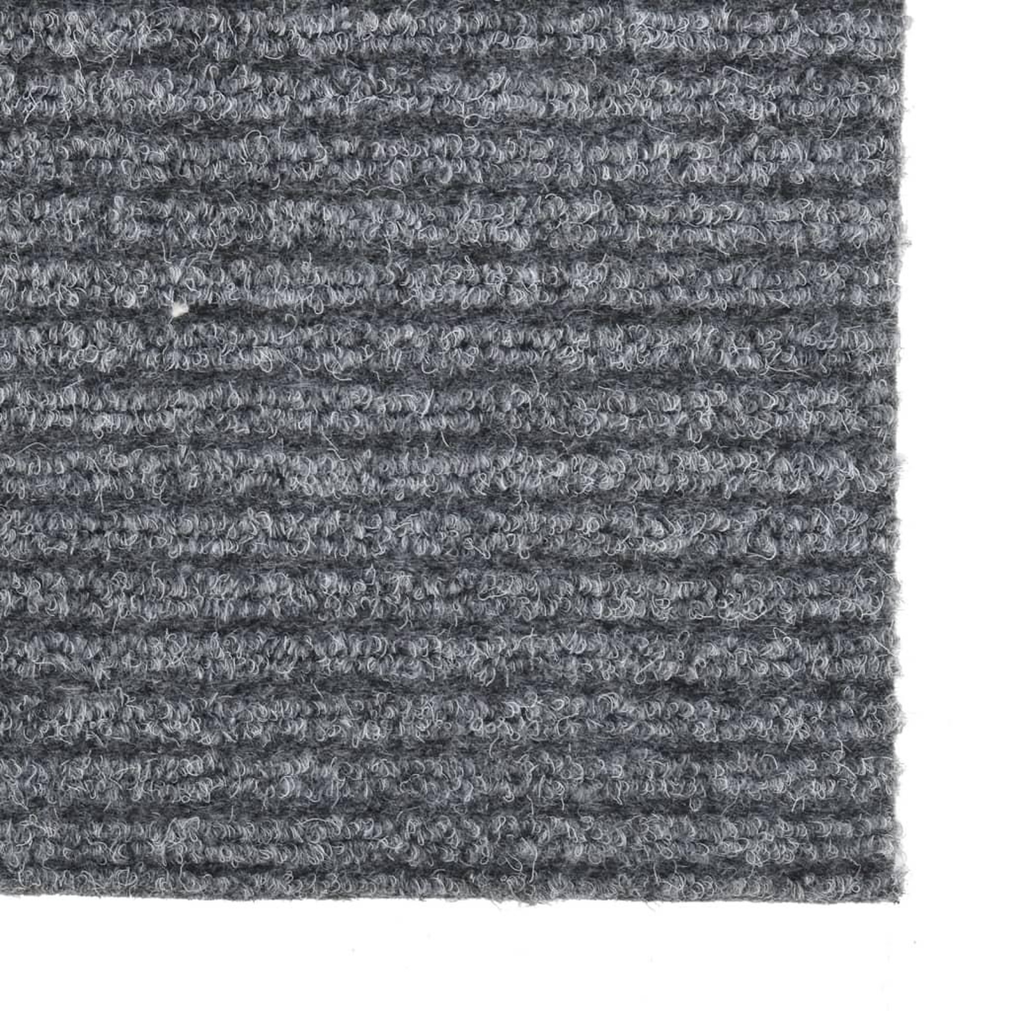 Voir la diapositive 4 : VIDAXL Tapis 100x400 cm Gris
