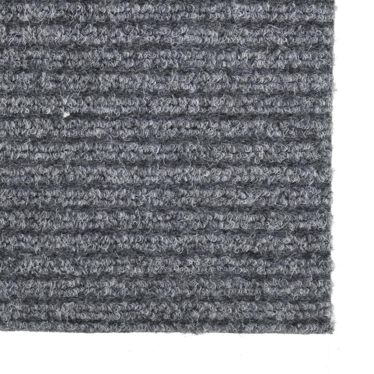 VIDAXL Tapis 100x400 cm Gris