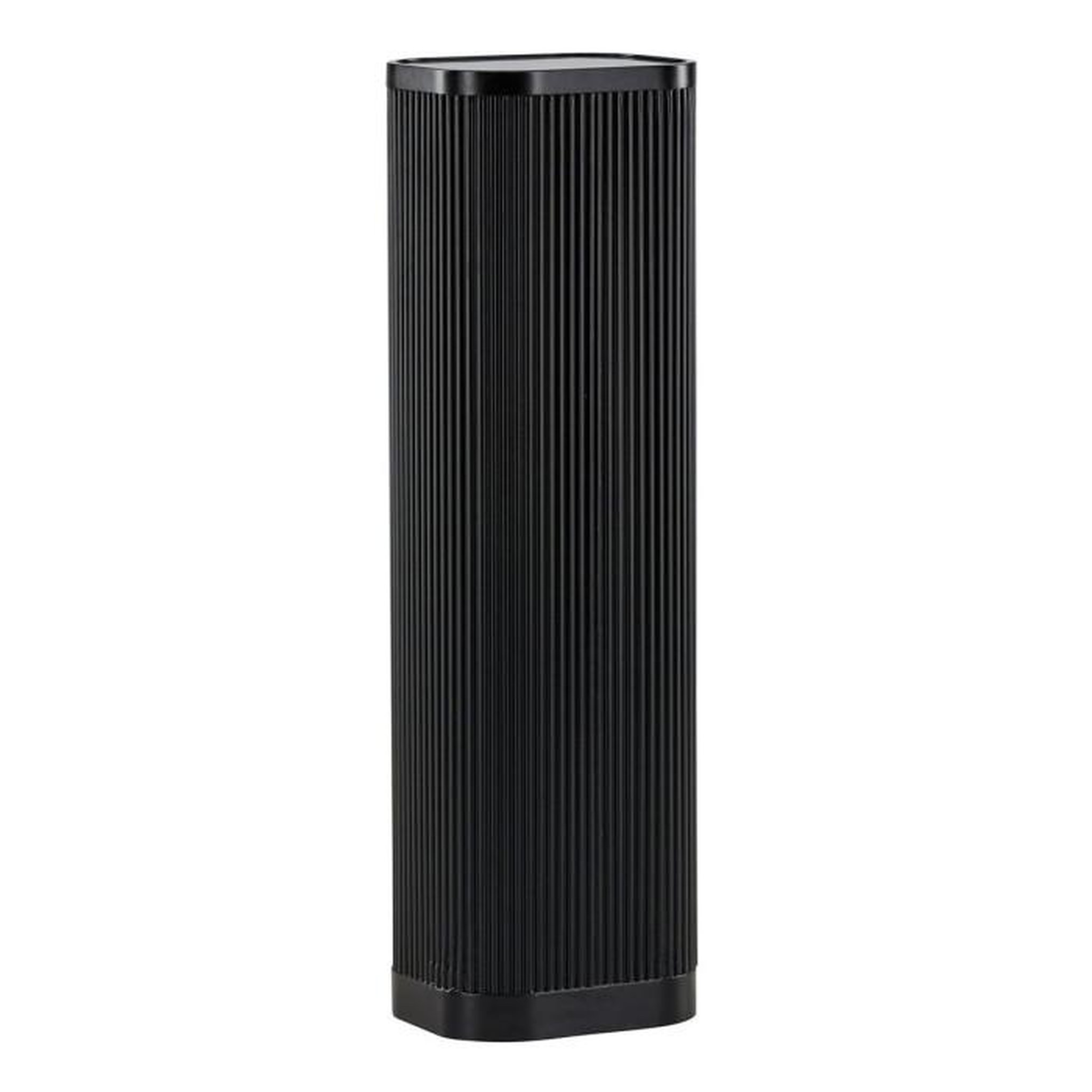 Paris Prix Sellette Déco Nervurée  Lenox  100cm Noir