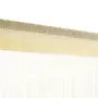 VIDAXL Rideau en fils 2 pcs 140 x 250 cm Creme