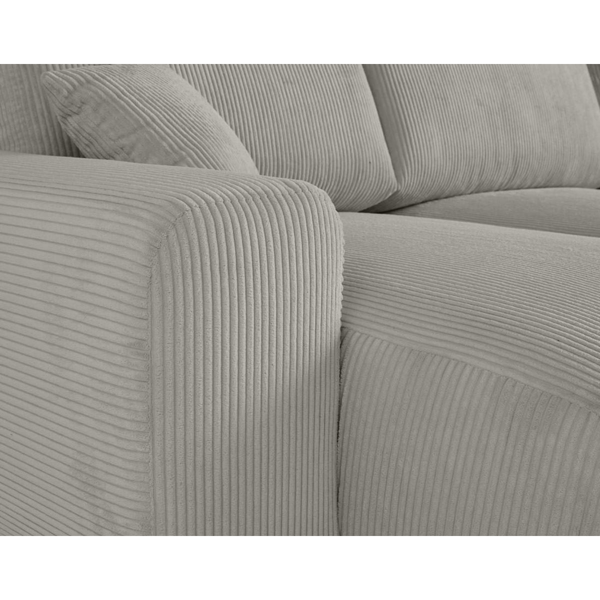 LISA DESIGN Garance - canapé panoramique en u - 7 places - en velours côtelé