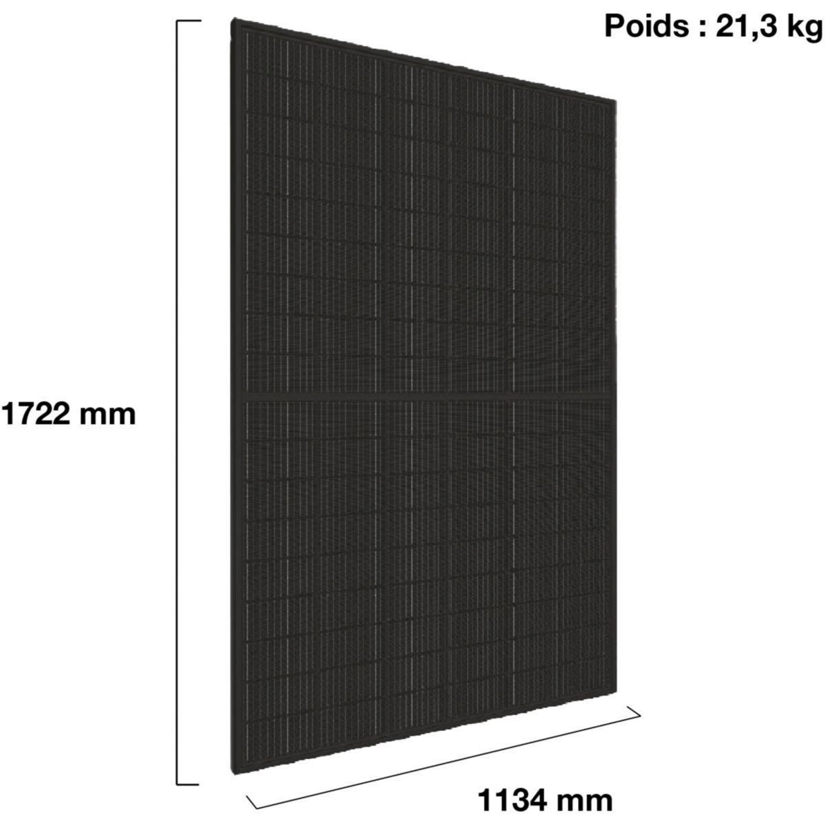 LOGICOM ENERGY Panneau solaire Kit 410w+Micro-Onduleur 400w+support