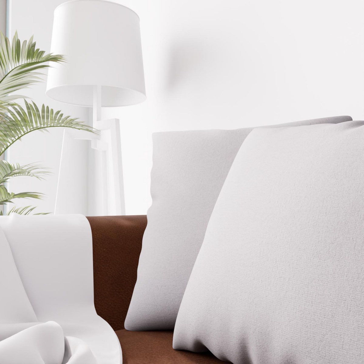 SOLEIL D'OCRE Coussin décoratif 45x45 cm Eclipse, par Soleil d'ocre