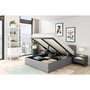 Voir la diapositive 1 : Lit coffre 140x190 cm sommier inclus avec tête de lit WILLOW