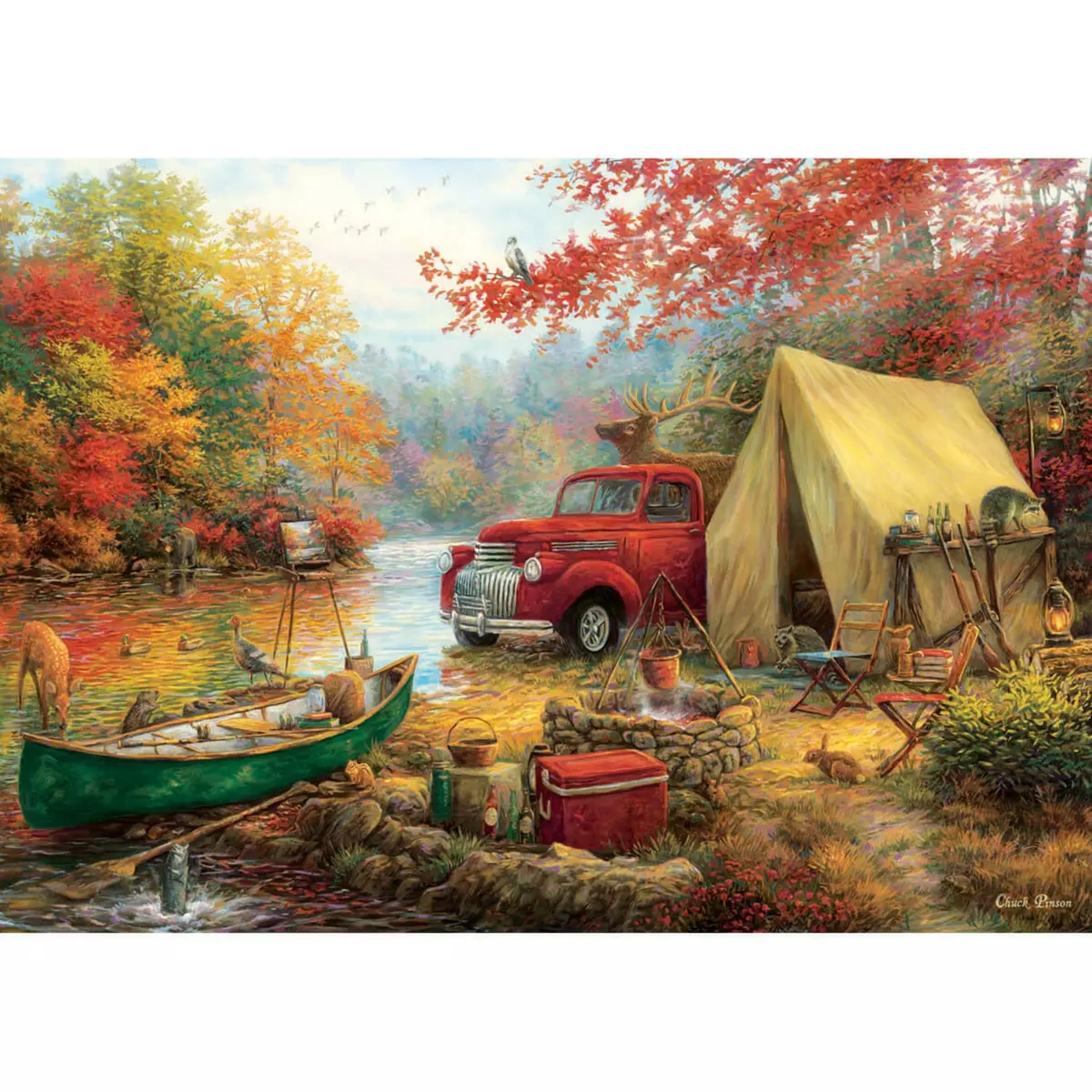 PERRE / ANATOLIAN Puzzle 1500 pièces : Camping sauvage