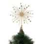 Voir la diapositive 2 : ATMOSPHERA Cimier Sapin Déco  Pastilles  30cm Or
