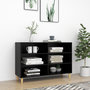 Voir la diapositive 1 : VIDAXL Buffet noir 103,5x35x70 cm bois d'ingenierie