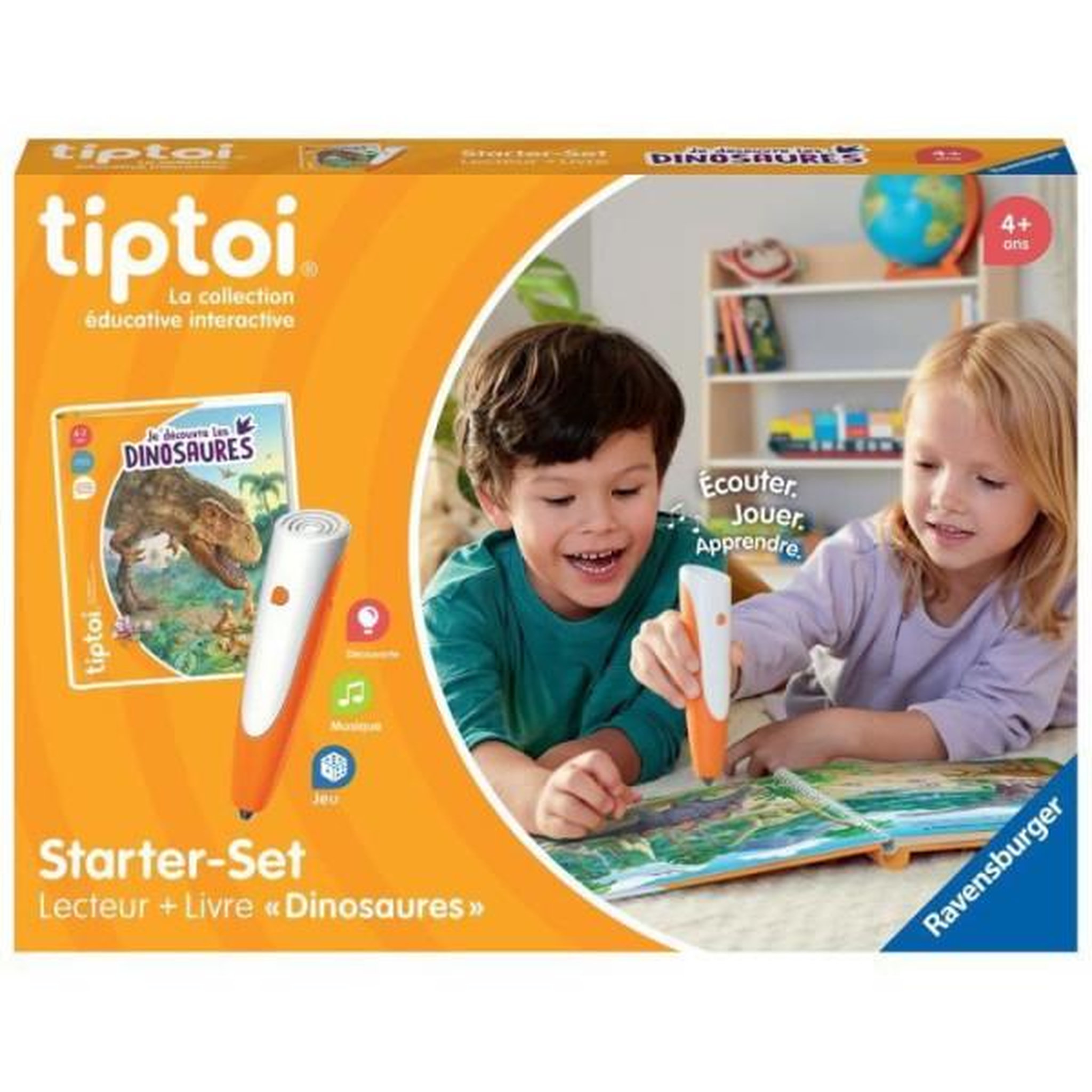 Voir la diapositive 6 : RAVENSBURGER Tiptoi starter dino, lecteur et livre, 00175, a partir de 5 ans, ravensburger