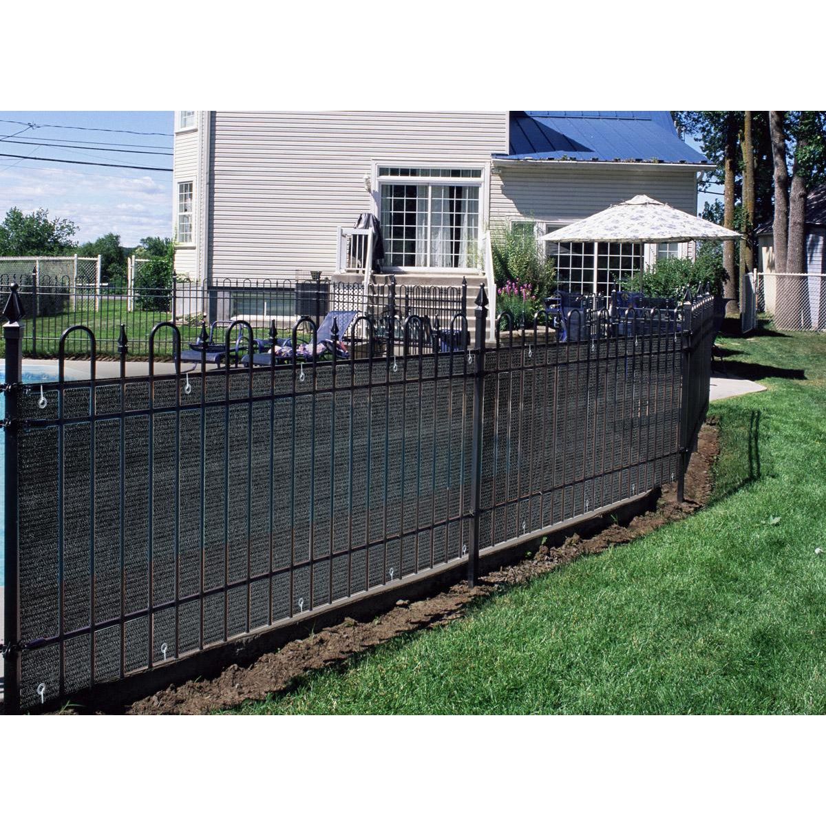 Jardiline Brise vue pour grillage 500 x H.120 cm Ardoise - Jardiline