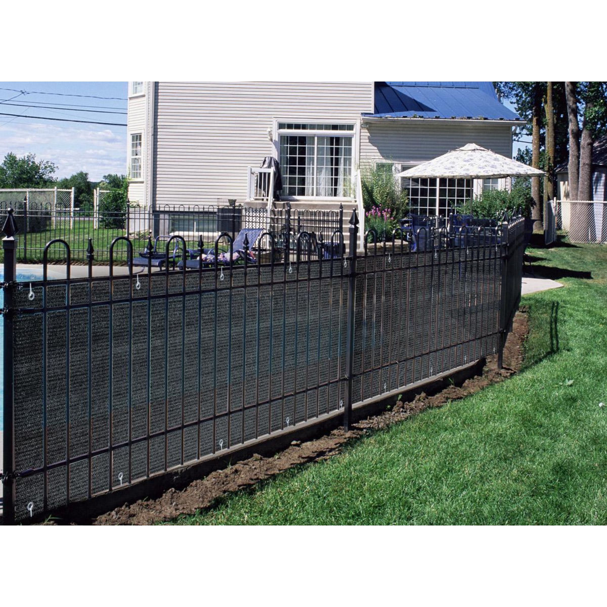 Jardiline Brise vue pour grillage 500 x H.120 cm Ardoise - Jardiline