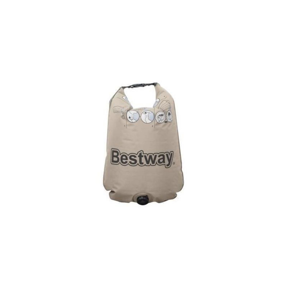 BESTWAY Bestway Matelas Double Roll & Relax 203x183x22 cm Gonflable et Camping 67703
