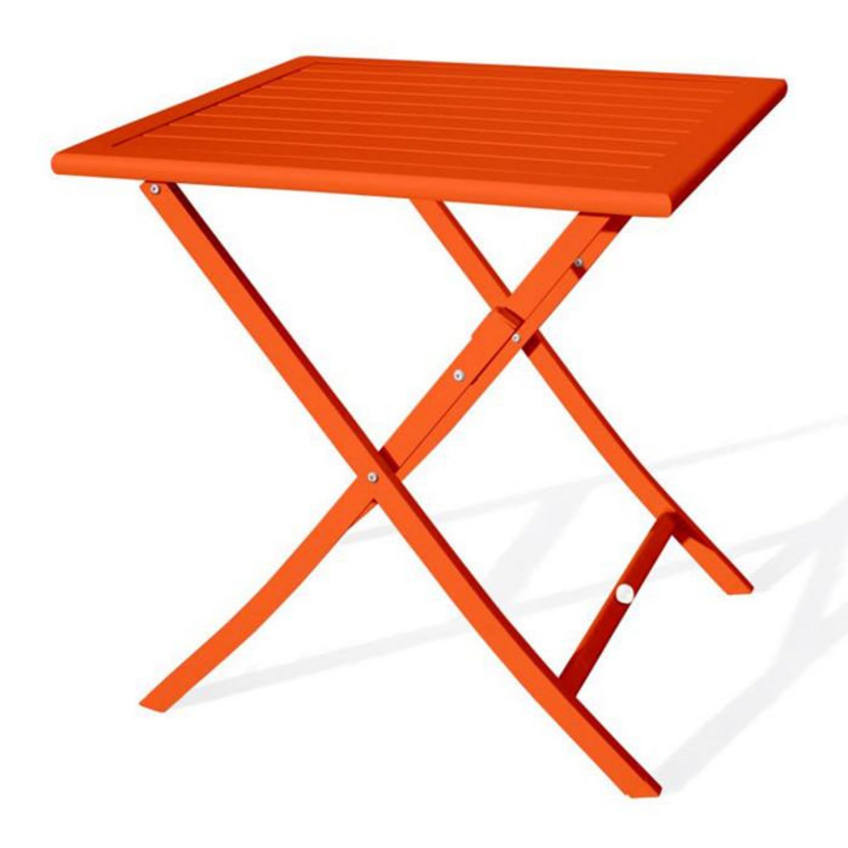 Paris Prix Table de Jardin Pliante  Marius  70cm Orange