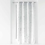 Paris Prix Rideau Déco à Œillets  Bloomy  140x260cm Blanc