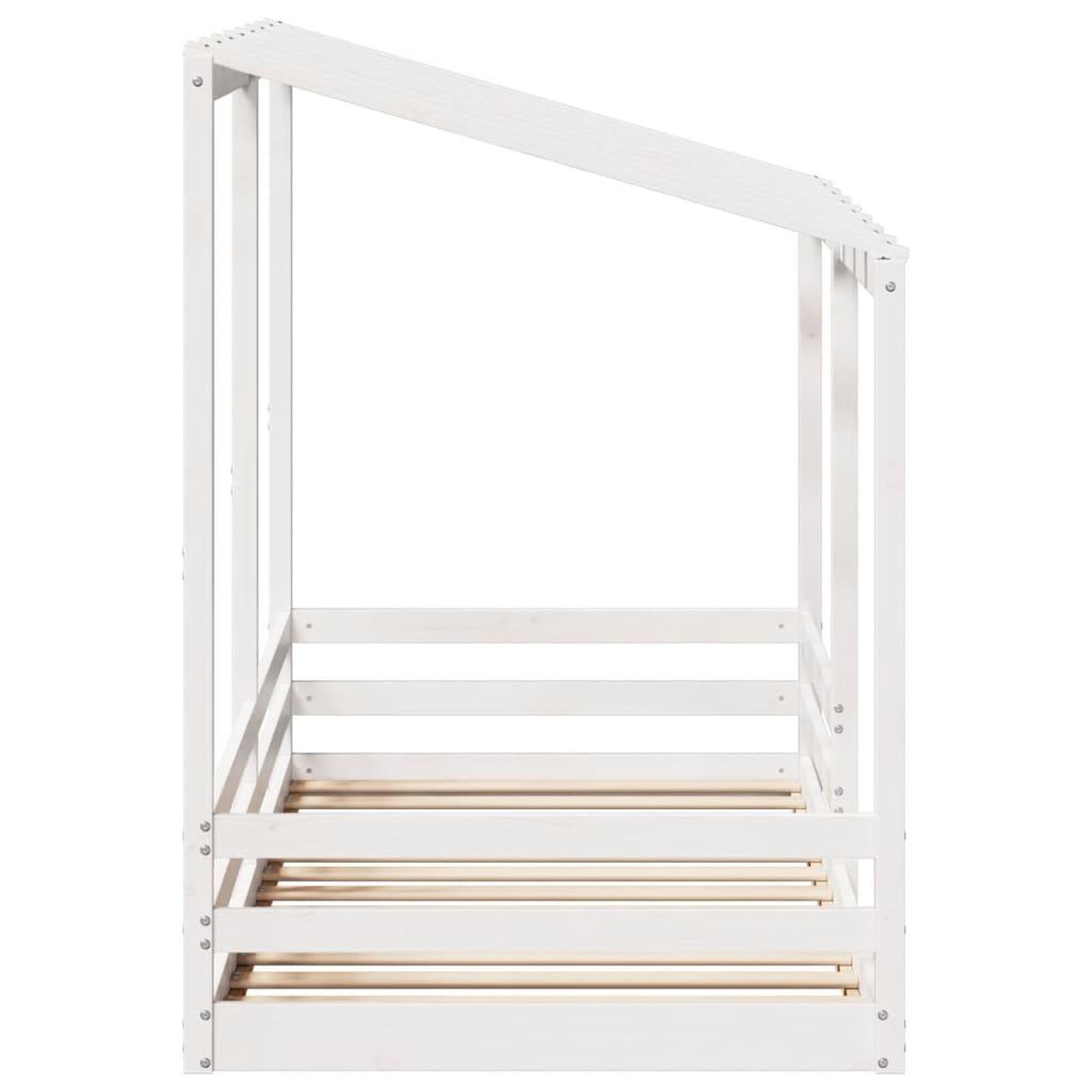 Voir la diapositive 5 : VIDAXL Lit pour enfants sans matelas blanc 100x200 cm bois pin massif