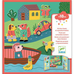 Djeco Gommettes Djeco Les animaux - Set éducatif créatif