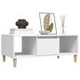Voir la diapositive 4 : VIDAXL Table basse Blanc 90x50x36,5 cm Bois d'ingenierie