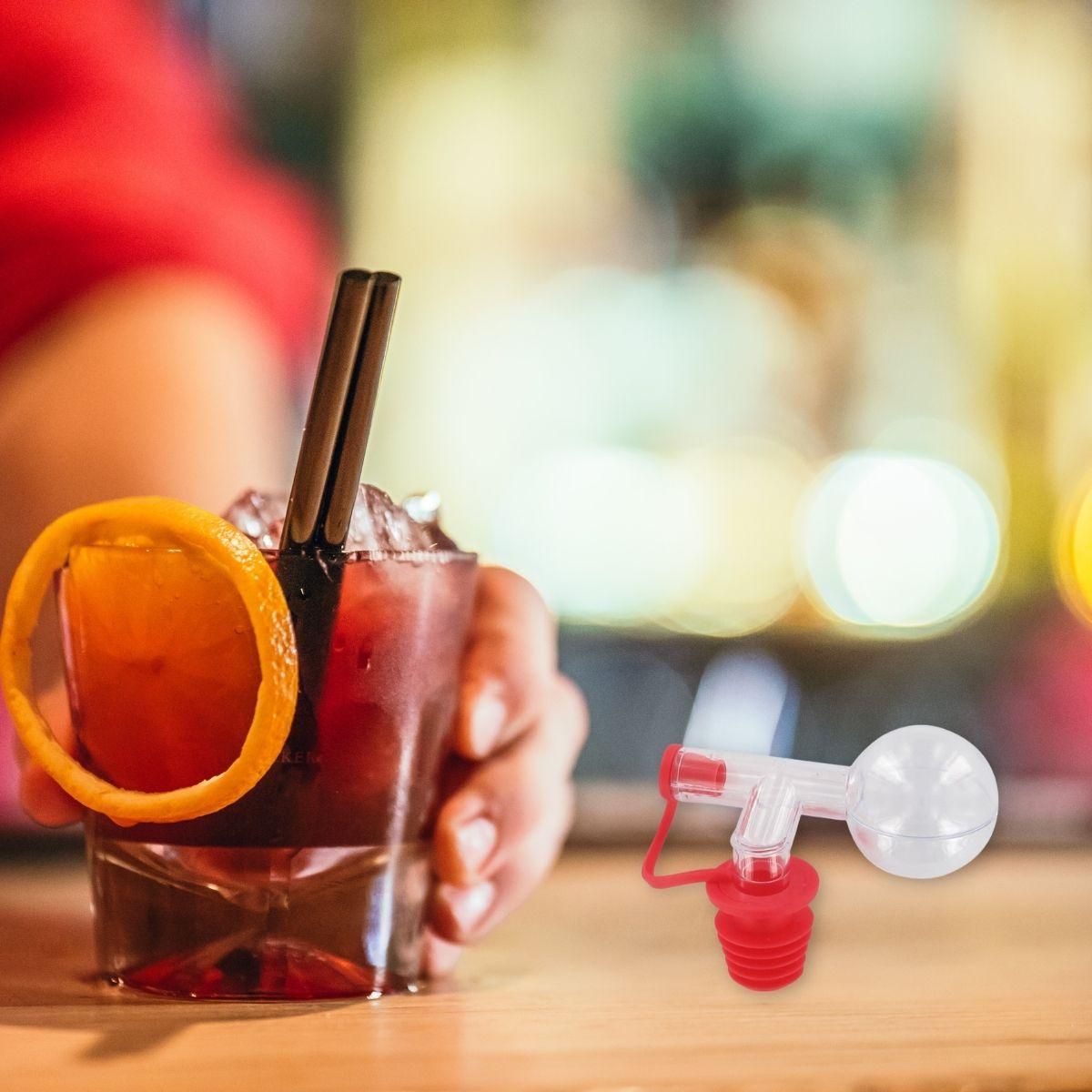 Fackelmann Lot de 4 bouchons doseurs boules 2,5 cl Fackelmann