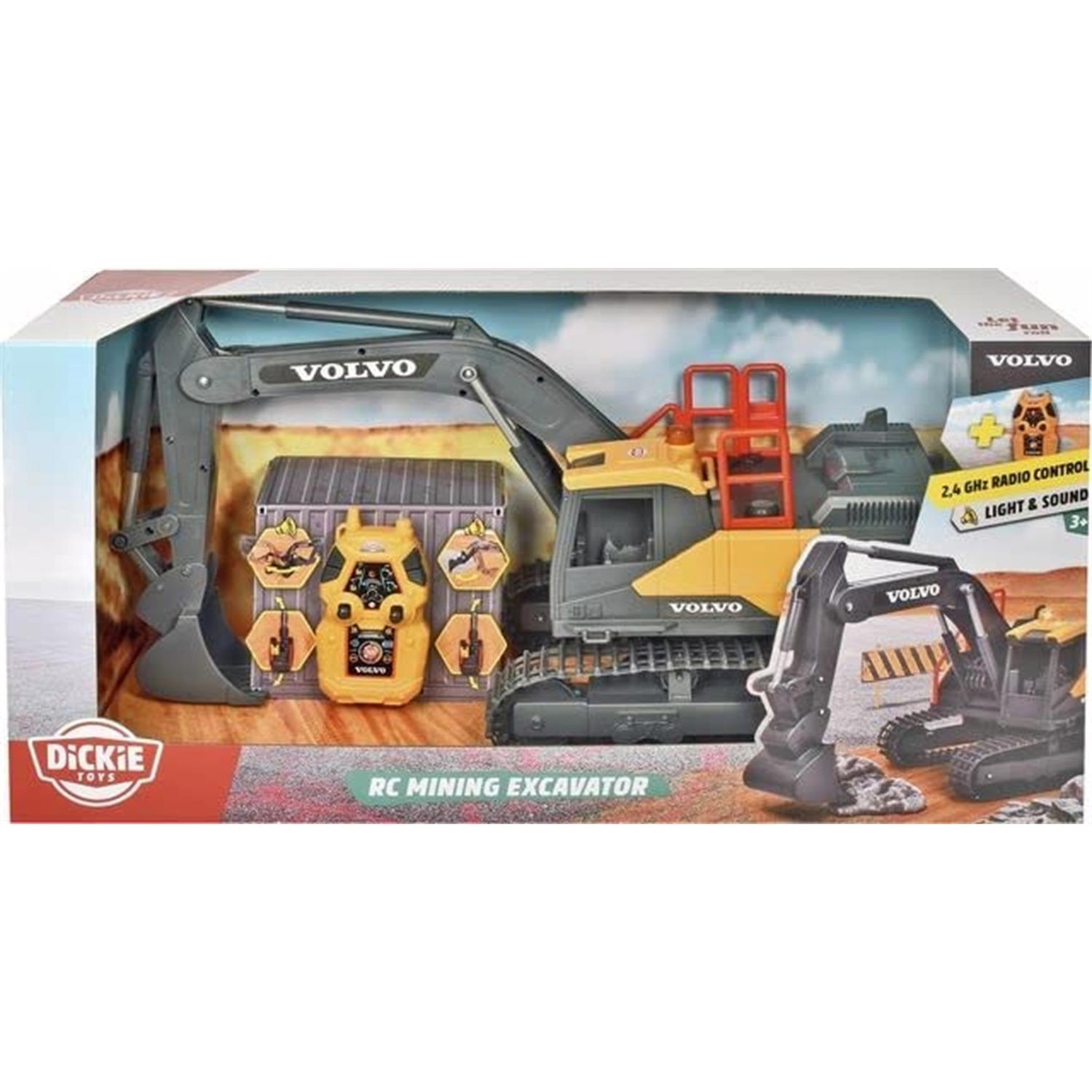 Voir la diapositive 4 : Dickie Toys Pelleteuse minière RC Volvo
