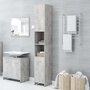 Voir la diapositive 1 : VIDAXL Armoire de salle de bain Gris beton Bois d'ingenierie