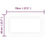 Voir la diapositive 5 : VIDAXL Miroir de salle de bain a LED 40x70 cm