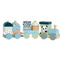 Voir la diapositive 1 : Eichhorn Eichhorn Wooden Block Train Panda, 16 pcs. 100003804