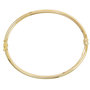 Voir la diapositive 3 : L'ATELIER D'AZUR Bracelet Or Jaune - Jonc Ouvrant Oval Femme