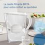 Voir la diapositive 2 : Brita Carafe filtrante marella XL blanc