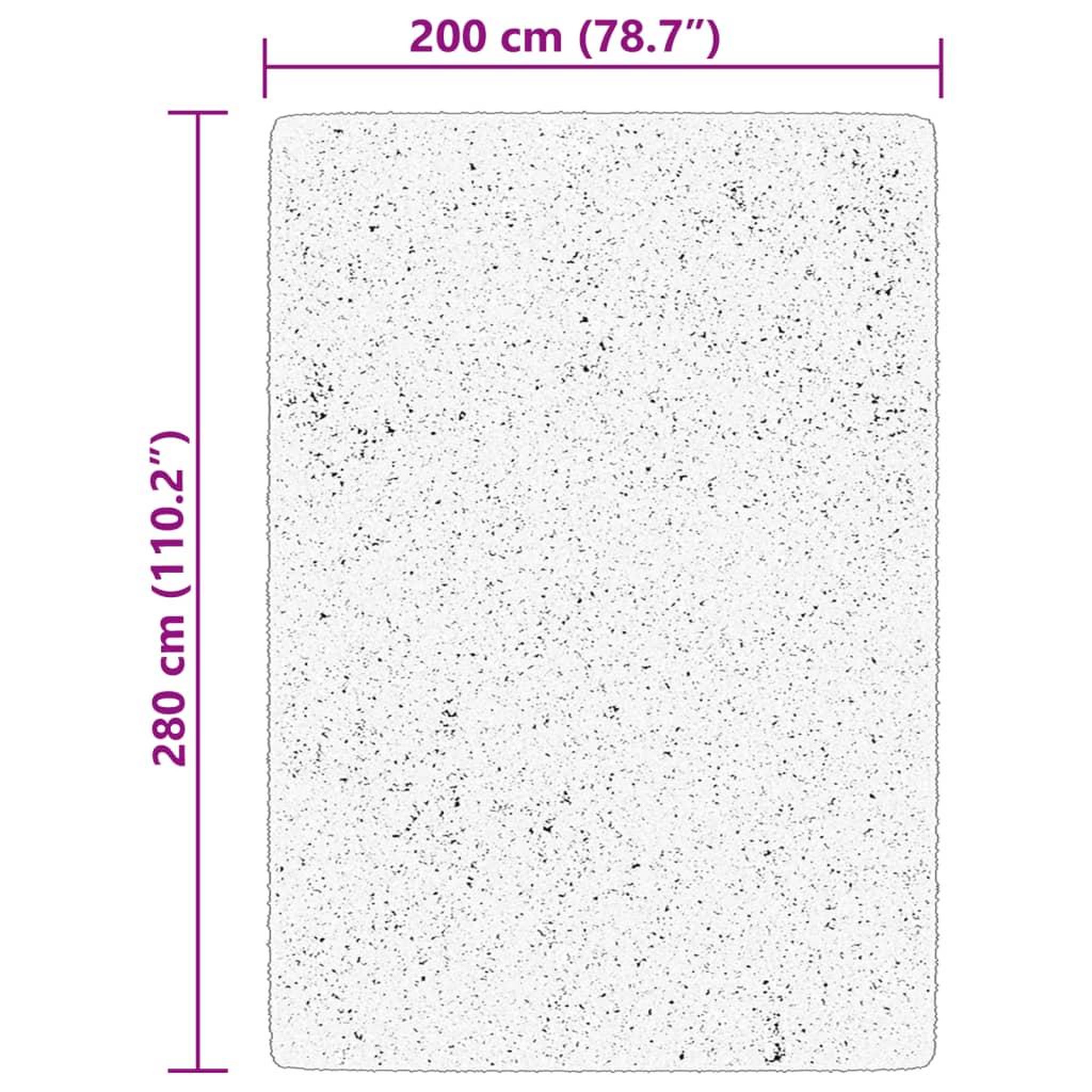 Voir la diapositive 6 : VIDAXL Tapis HUARTE a poils courts doux et lavable beige 200x280 cm
