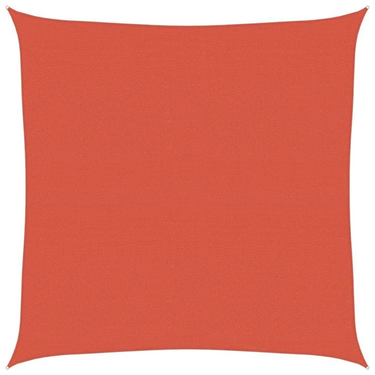 VIDAXL Voile d'ombrage 160 g/m^2 Terre cuite 7x7 m PEHD