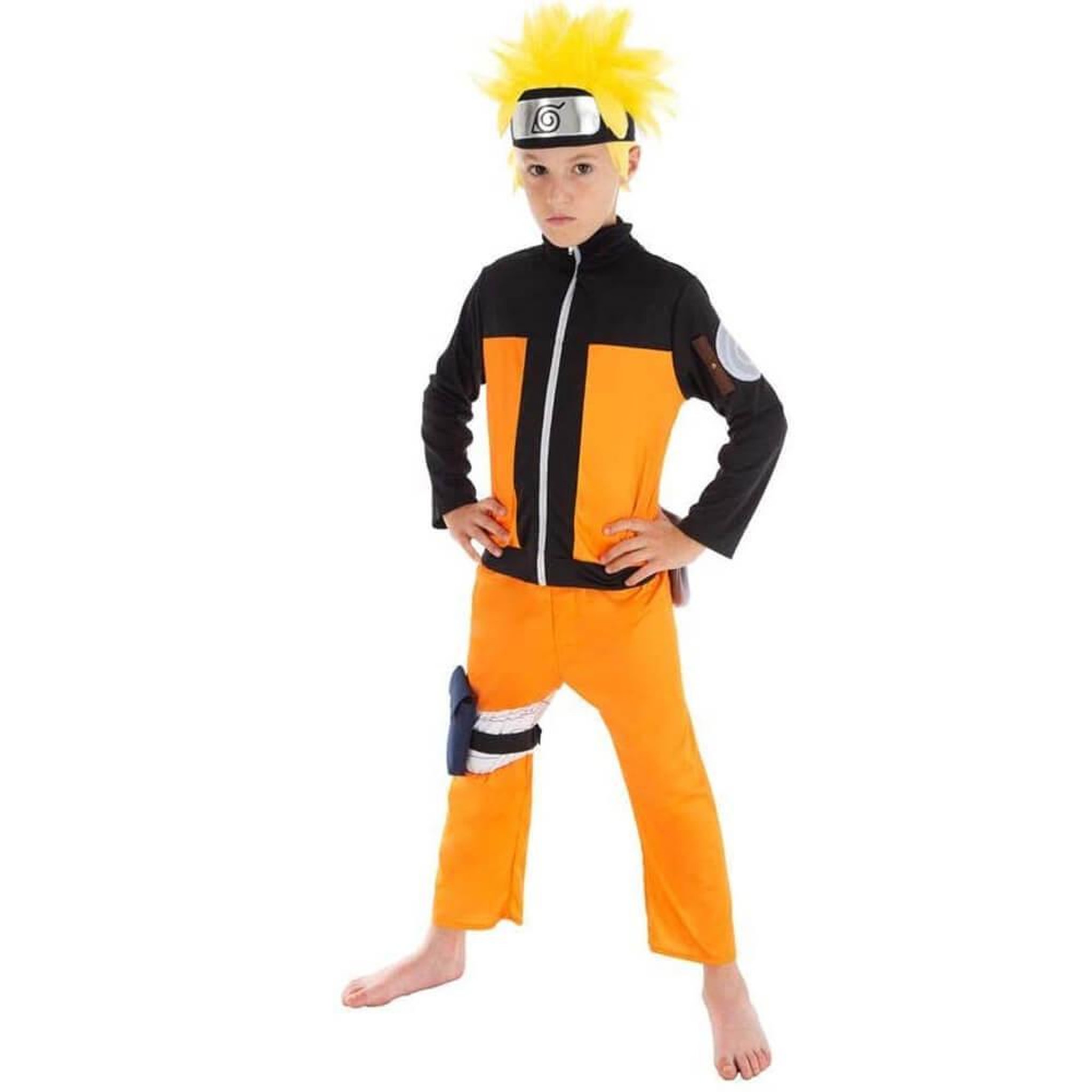 Voir la diapositive 1 : CHAKS Déguisement Naruto - 11/12 ans (145 à 152 cm)