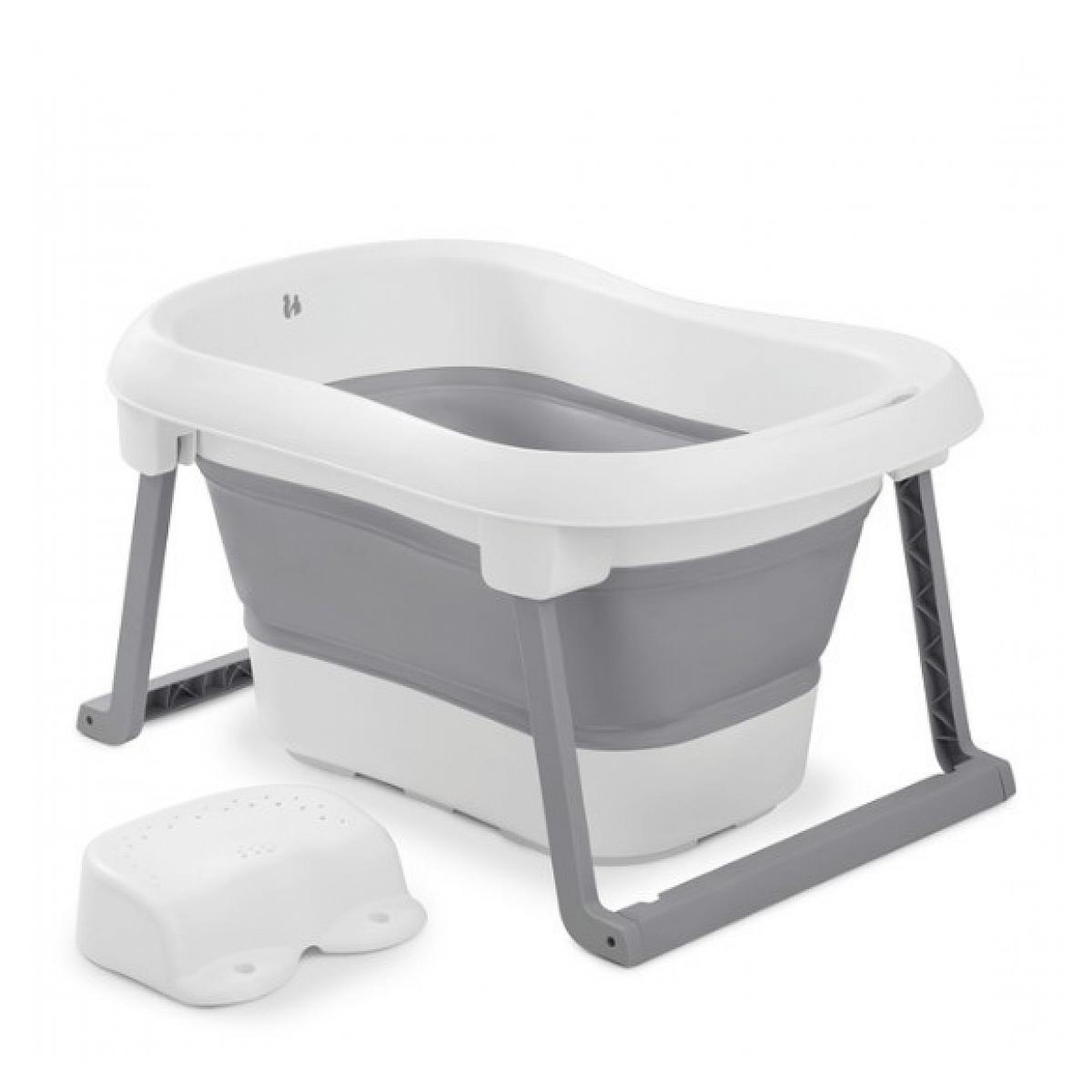 Voir la diapositive 1 : HAUCK Baignoire Wash N Fold L Blanc/Gris