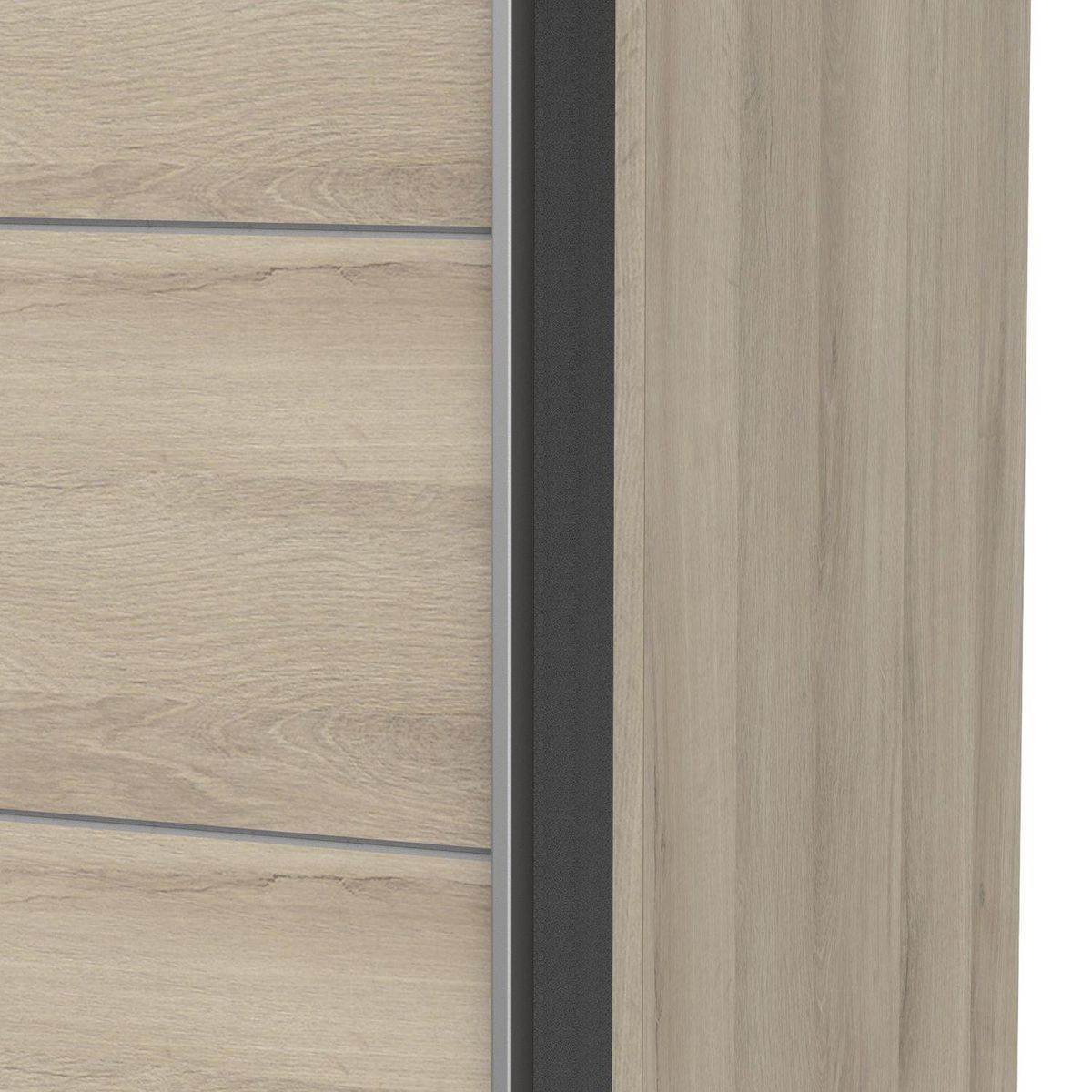 Armoire 2 portes coulissantes L180 cm THIBAULT