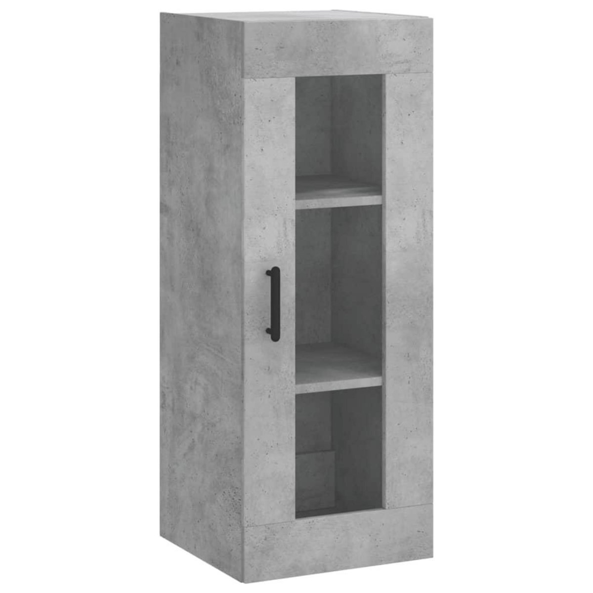 VIDAXL Buffet haut Gris beton 34,5x34x180 cm Bois d'ingenierie
