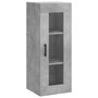 Voir la diapositive 5 : VIDAXL Buffet haut Gris beton 34,5x34x180 cm Bois d'ingenierie