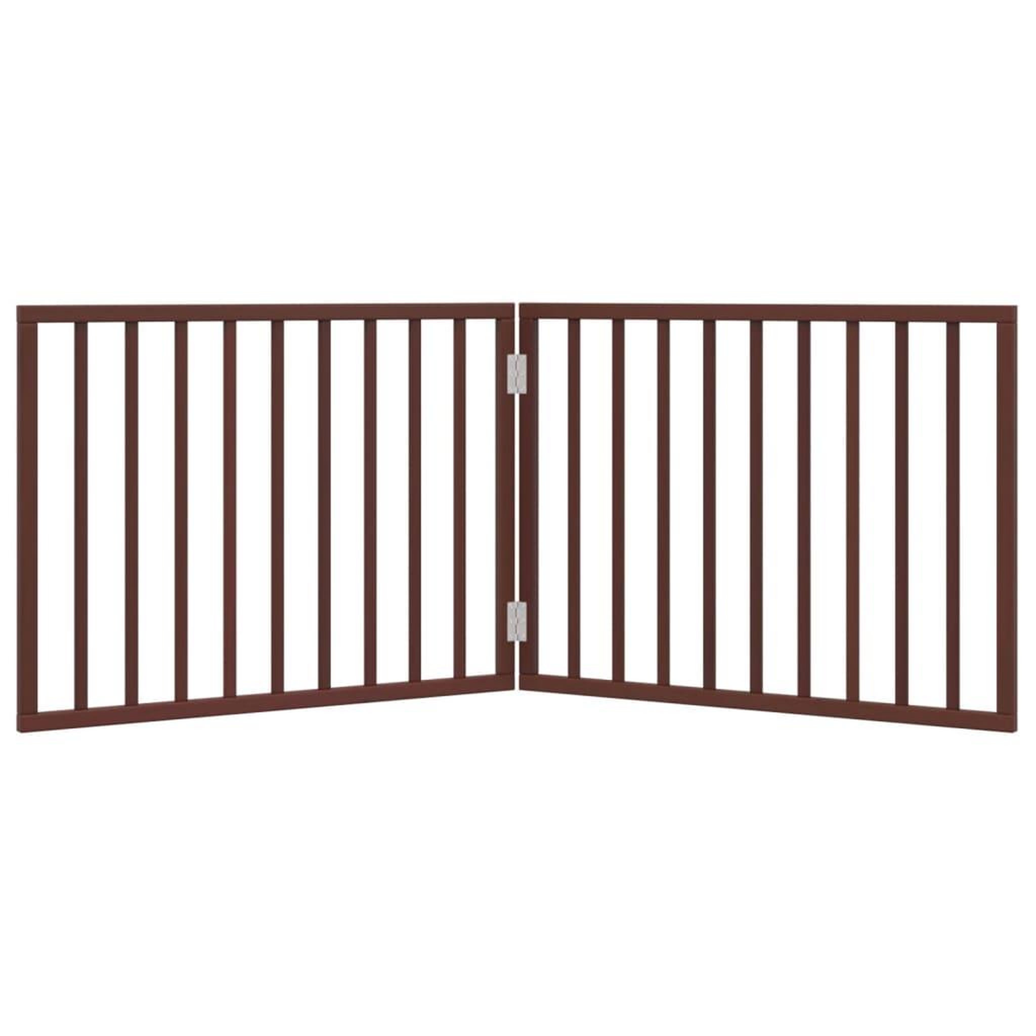Voir la diapositive 4 : VIDAXL Barriere pour chien pliable 2 panneaux 160 cm bois de peuplier