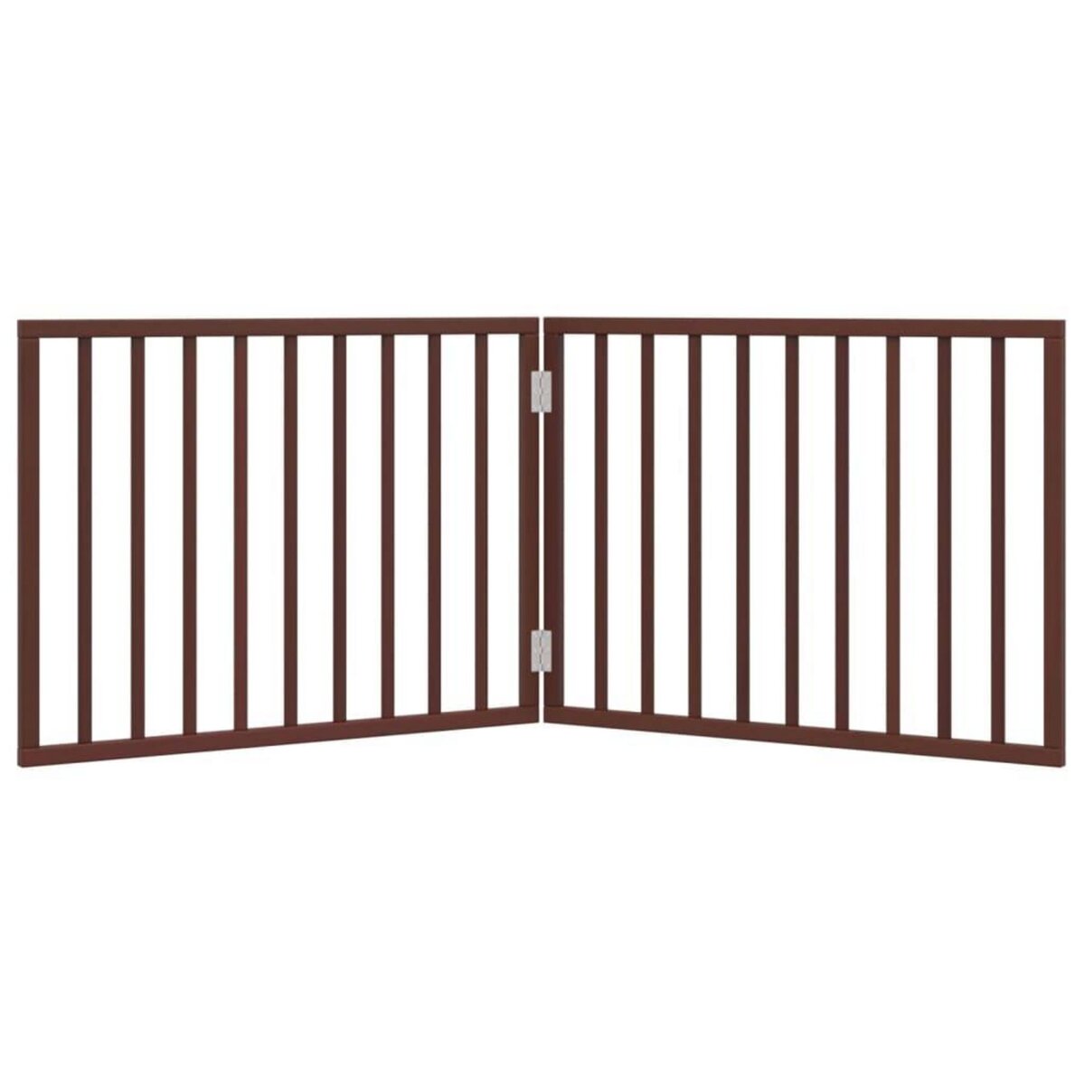 VIDAXL Barriere pour chien pliable 2 panneaux 160 cm bois de peuplier