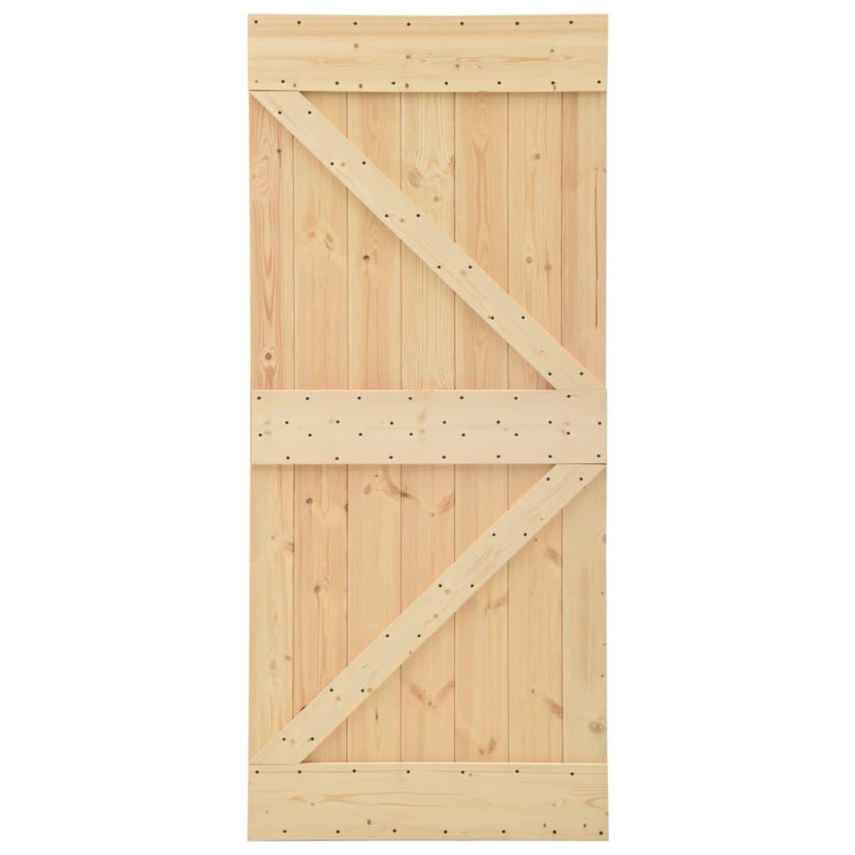 VIDAXL Porte 80x210 cm Bois de pin massif