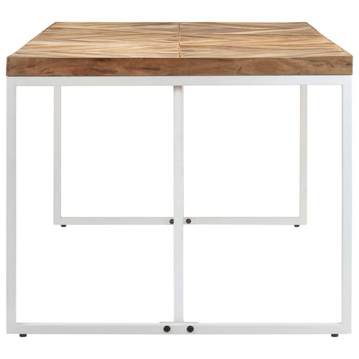 VIDAXL Table a manger 180x90x76 cm Bois massif d'acacia et de manguier
