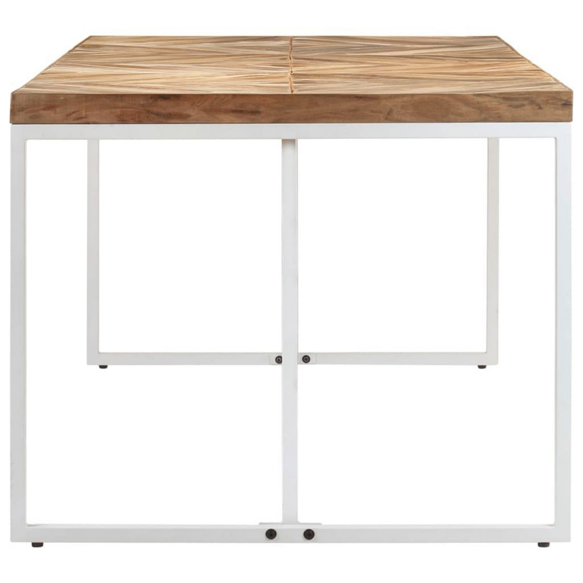 VIDAXL Table a manger 180x90x76 cm Bois massif d'acacia et de manguier