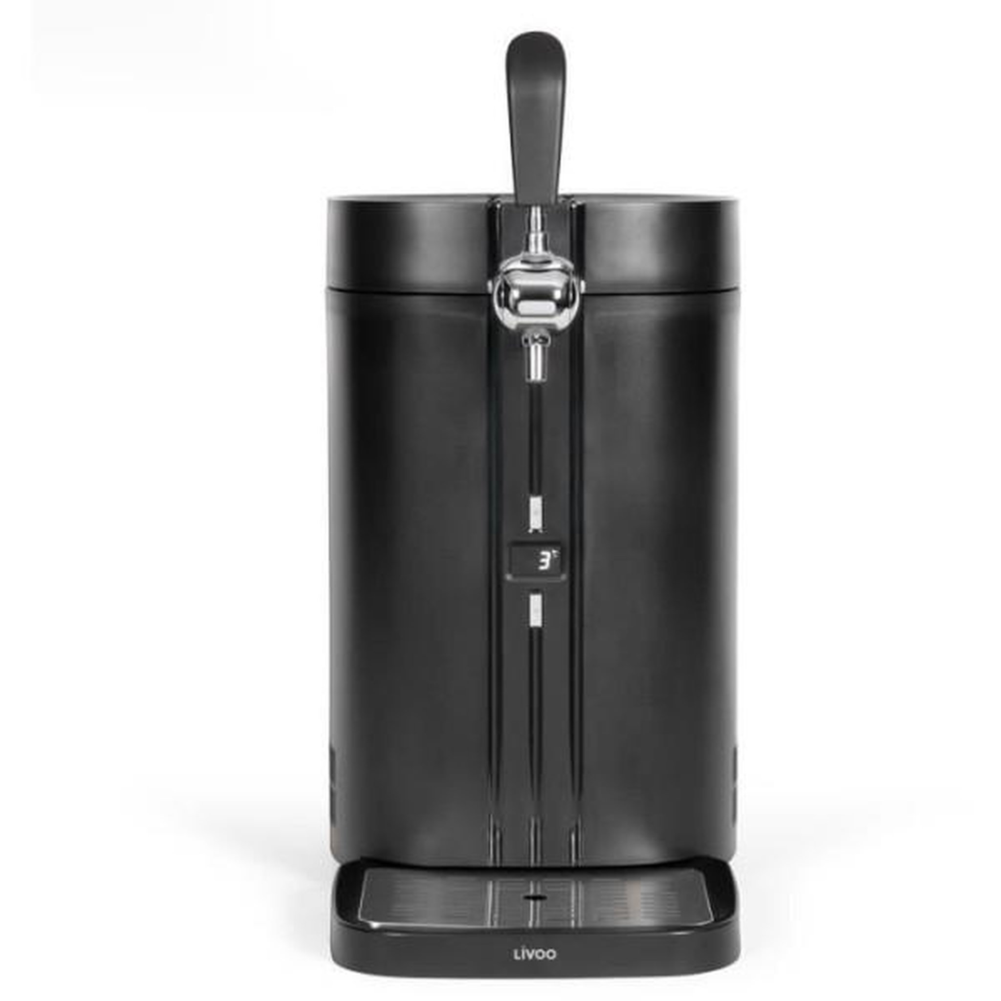 LIVOO Machine a Biere - Tireuse  - LIVOO - DOM511 - 60W - Pour fûts de 5L auto-pressurisés - Conservation 30j - 3 a 12°C - Plateau égouttoir