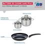 Voir la diapositive 2 : ELO Ensemble de 1 Poêle de cuisson 28 cm et 2 faitouts 12 et 16 cm Elo Prima Brillant