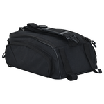VIDAXL Sac de vélo porte bagages 12 L Noir 38x21x16 cm