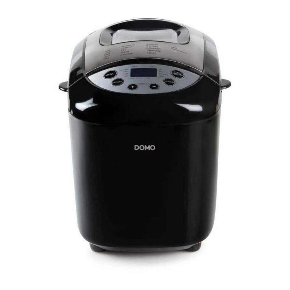 Domo Machine a pain automatique XL - DOMO - B3977 - 850 W - 17 programmes - Ecran LCD