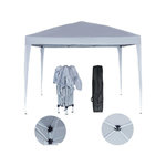 Habitat et Jardin Tonnelle de jardin pliante  Svetlana 4  - 12 m² - 3 x 4 m - Blanc