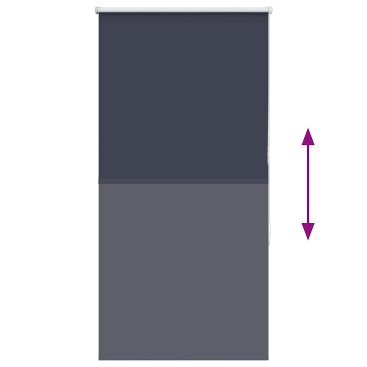 VIDAXL Store enrouleur occultant largeur du tissu 60,7 cm polyester