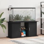 VIDAXL Support pour aquarium noir 121x41x58 cm bois d ingénierie