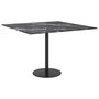 Voir la diapositive 4 : VIDAXL Dessus de table noir 60x60 cm 6 mm verre trempe design marbre