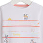 Voir la diapositive 2 : INEXTENSO T-shirt manches longues à rayures bébé fille