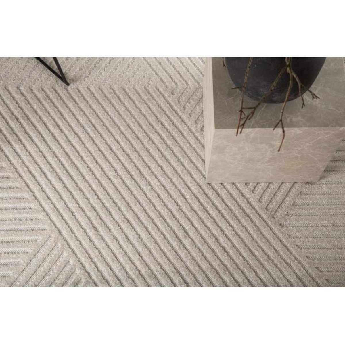 Paris Prix Tapis Design  Aron Solar  200x290cm Naturel
