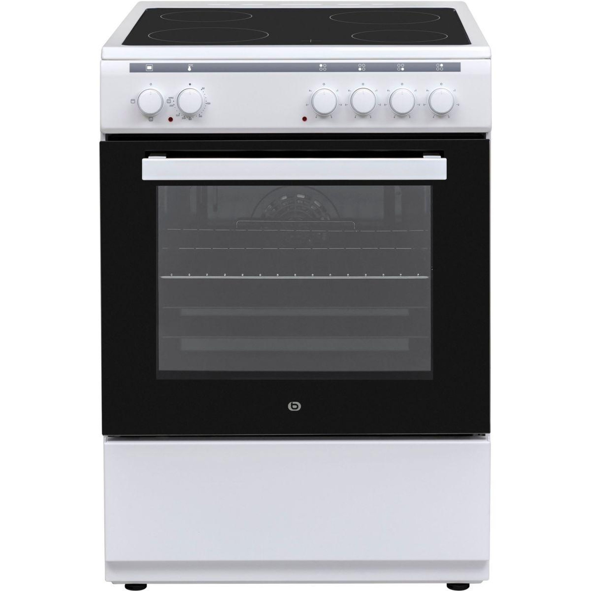 ESSENTIEL B Cuisinière vitrocéramique ecvc6060b7